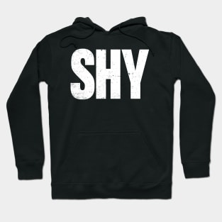 SHY Screaming Introvert Funny Funny Hoodie